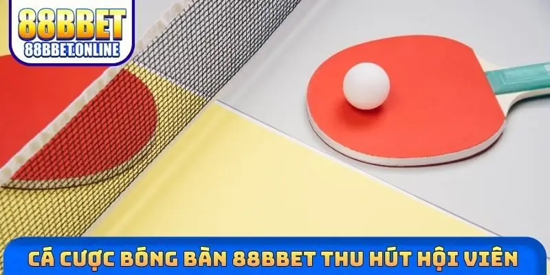 Cá cược bóng bàn 88bbet thu hút hội viên 