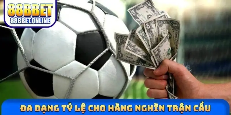 Đa dạng tỷ lệ cho hàng nghìn trận cầu