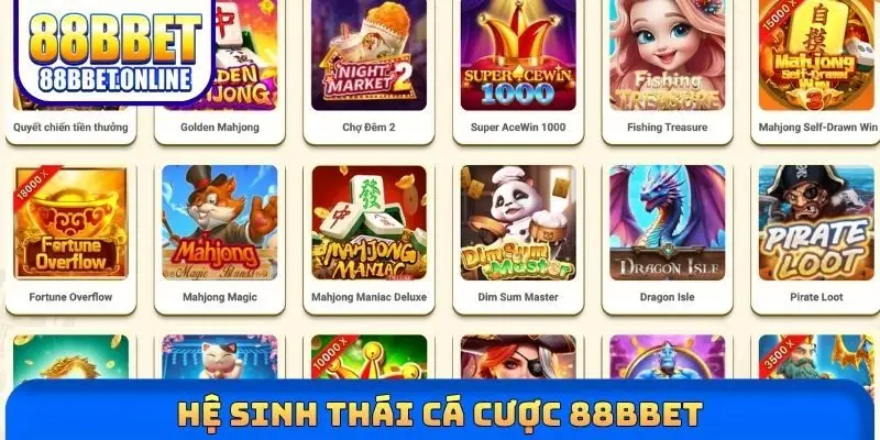 Hệ sinh thái cá cược 88bbet
