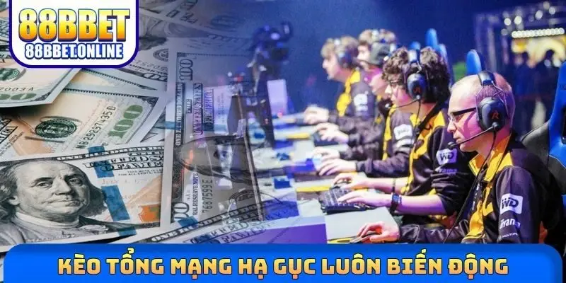 Kèo tổng mạng hạ gục luôn biến động