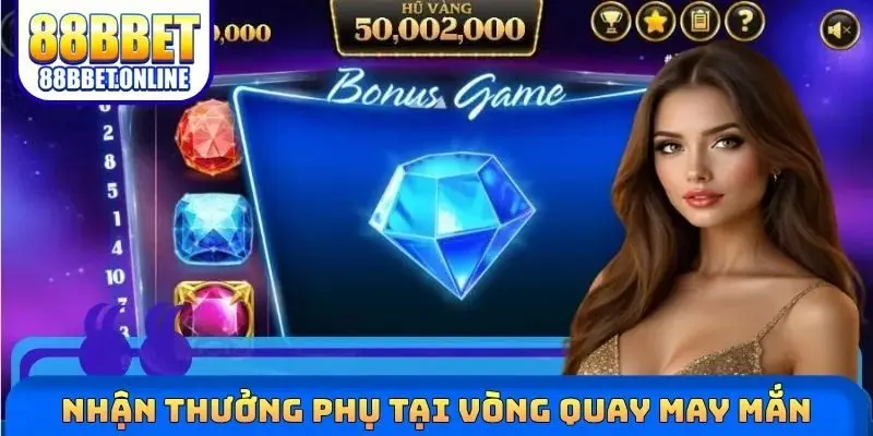 Nhận thưởng phụ tại vòng quay may mắn